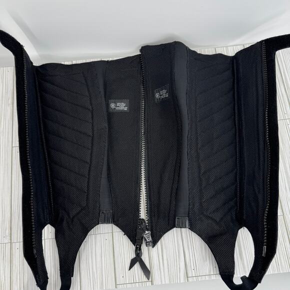 Ariat half chaps ST black leather quilted comfort fit stretch riding small tall - Picture 6 of 14